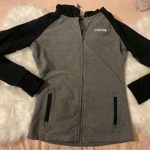 Gymshark hoodie in black and grey. Size Small.